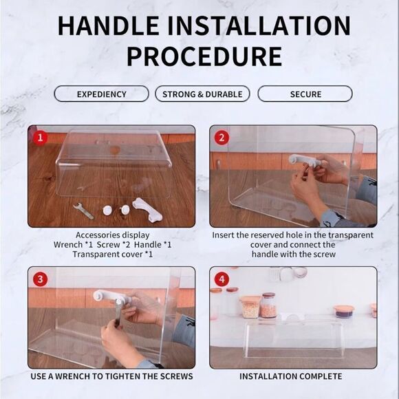 Acacia Wooden Serving Platter Acrylic Lid Decorative Dessert Stand Charcuterie - Picture 6 of 6